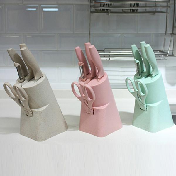 5종 세라믹칼 주방 칼세트 삼색칼