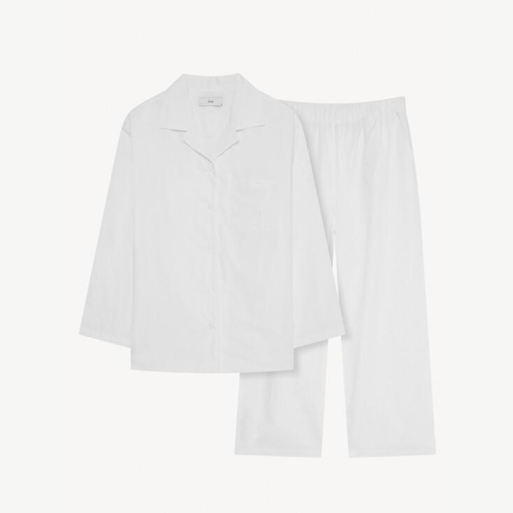 100% COTTON CLOUD PAJAMA SETㅣWHITE CLOUD