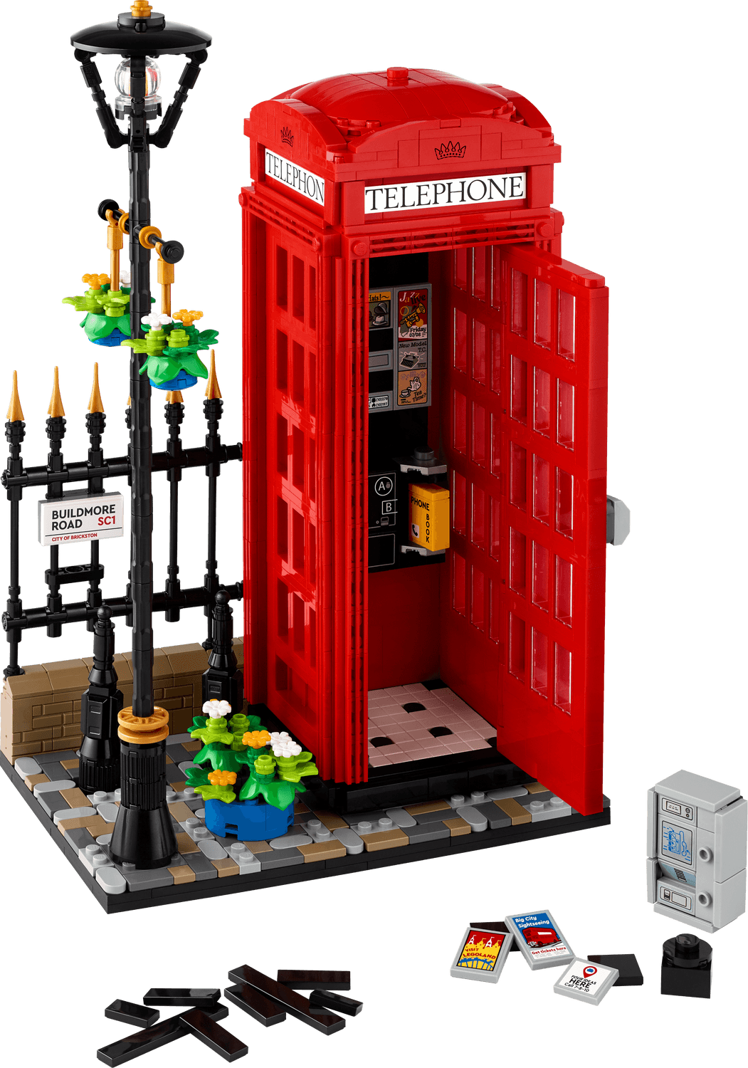 빨간 런던 공중전화 박스 21347 | 아이디어 | LEGO® Shop KR