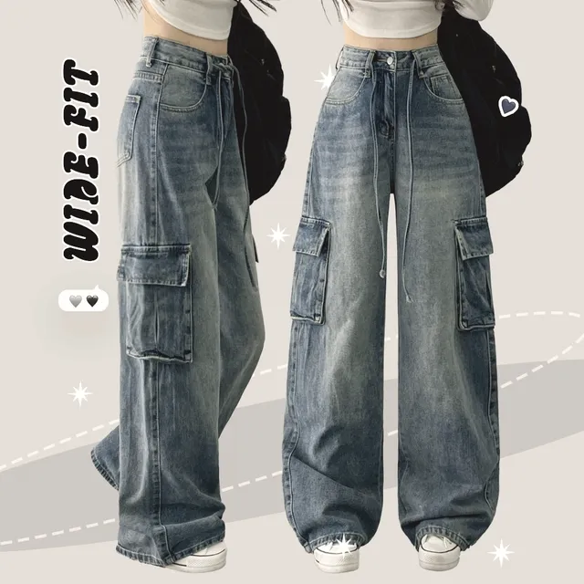 [S~L] 오리지널 카고 데님 팬츠 (3color)