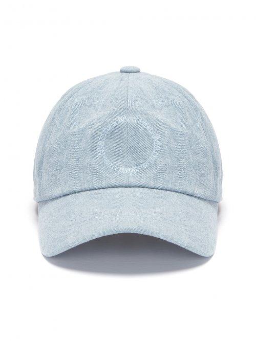 MACARON LOGO BALL CAP IN BLUE
