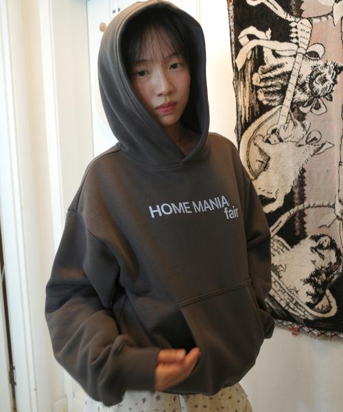 HMF LOGO HOODIE_CHARCOAL(IK2FFMM412C)