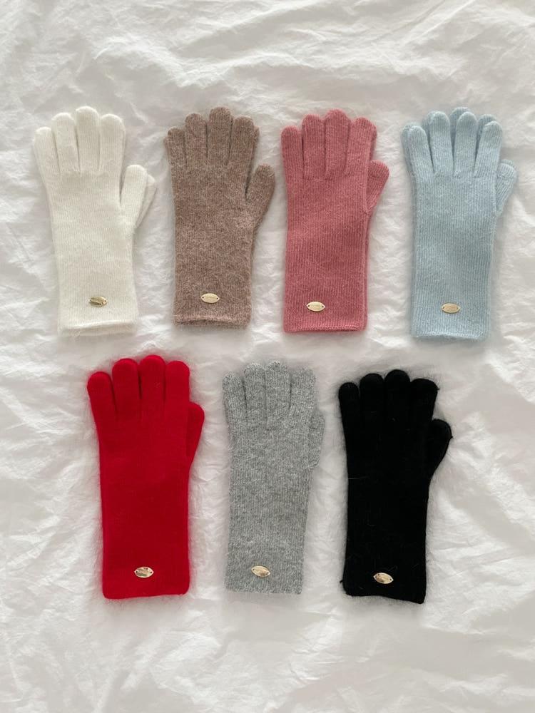 [젬마풀] 핑거홀 앙고라 울 장갑 (7color)