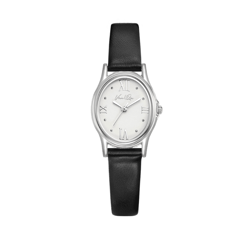 벤앤쿠 Gem-Silver/Pearl (Black leather)