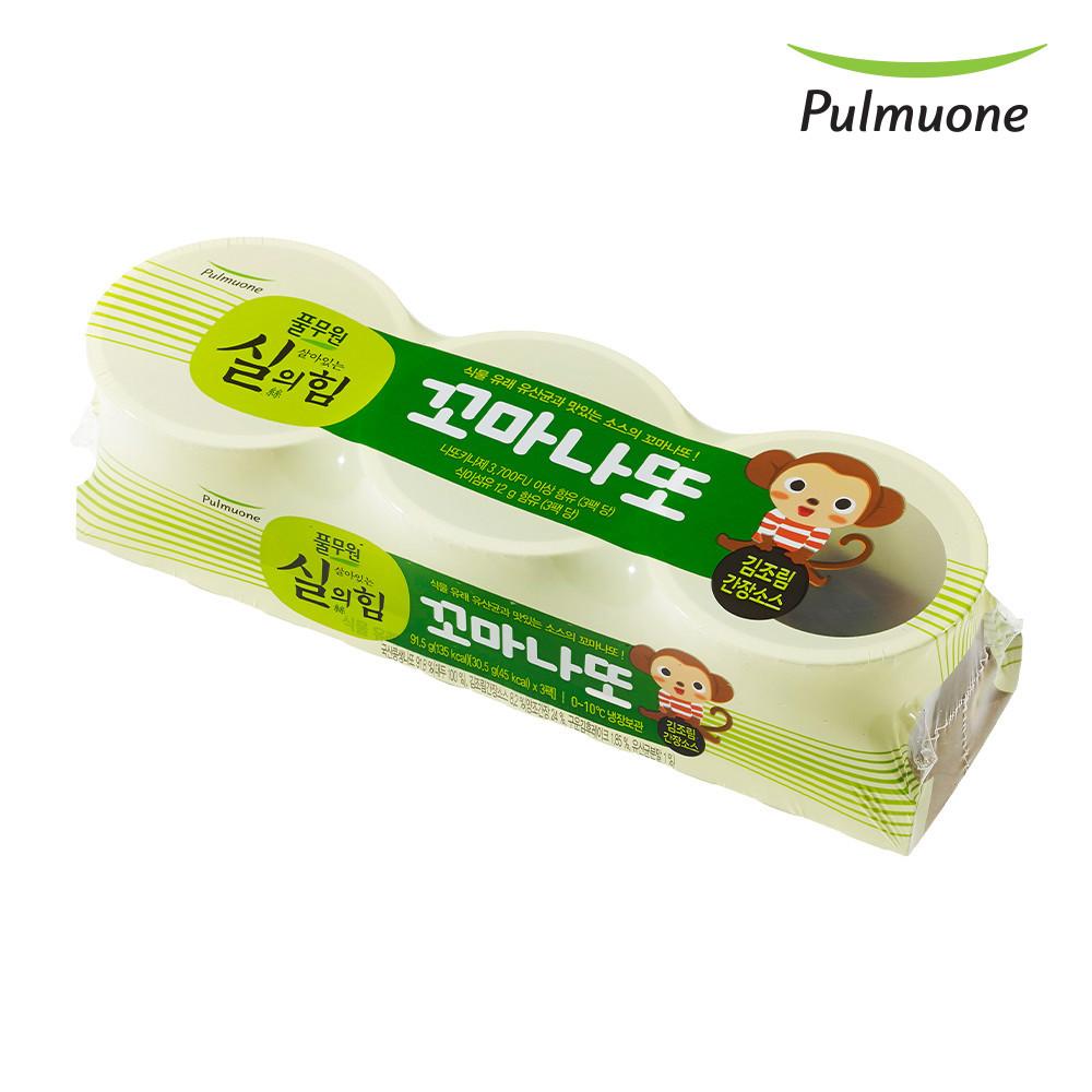 풀무원 꼬마나또 3개입 (김조림 간장소스) (29.9gX3팩)