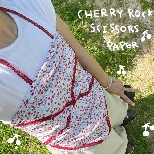 Cherry Rock Scissors Paper 체리 도트 레이어드 여름 레이스 뷔스티에