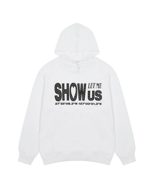 SH SHOW US DOT HOODIE(WHITE)