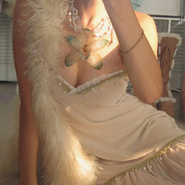 French made forest fairy dress