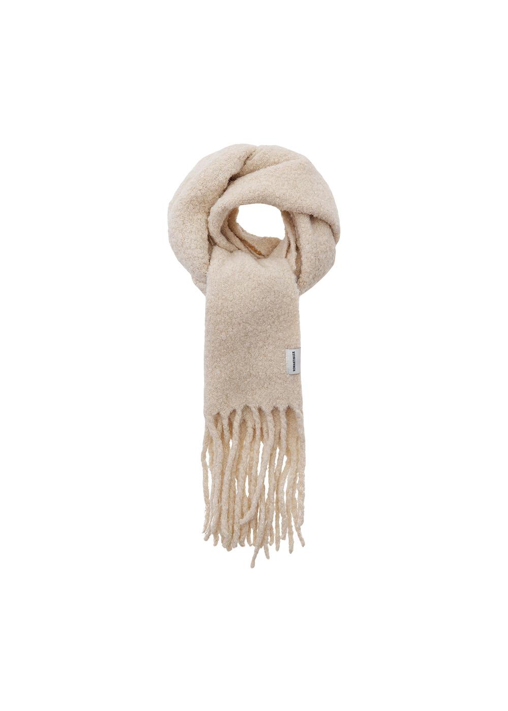 Soft Wool Muffler (Ivory)