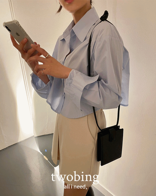 🚀당일출고🚀 라일락 루즈핏 크롭 셔츠 - 5 color