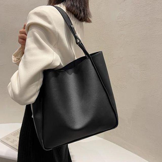 룩앤핏 데일리 빅 숄더백 쇼퍼백 -SH0019