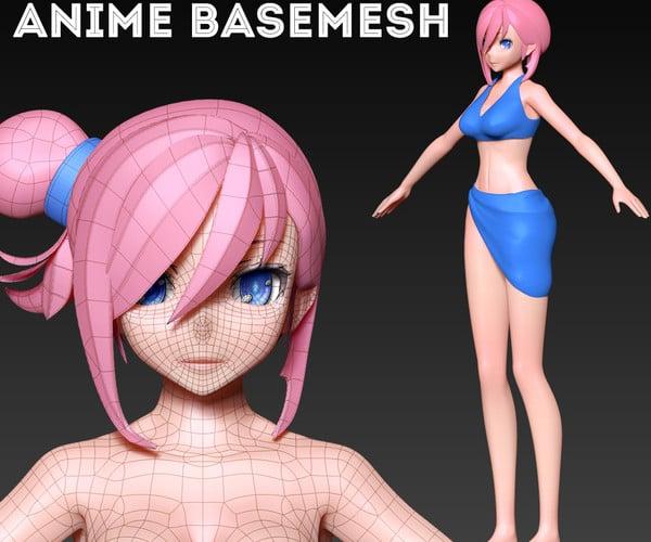 ArtStation - Anime Basemesh | Resources