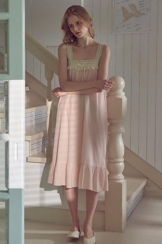 3861-BBUHO 에일 원피스 Peach