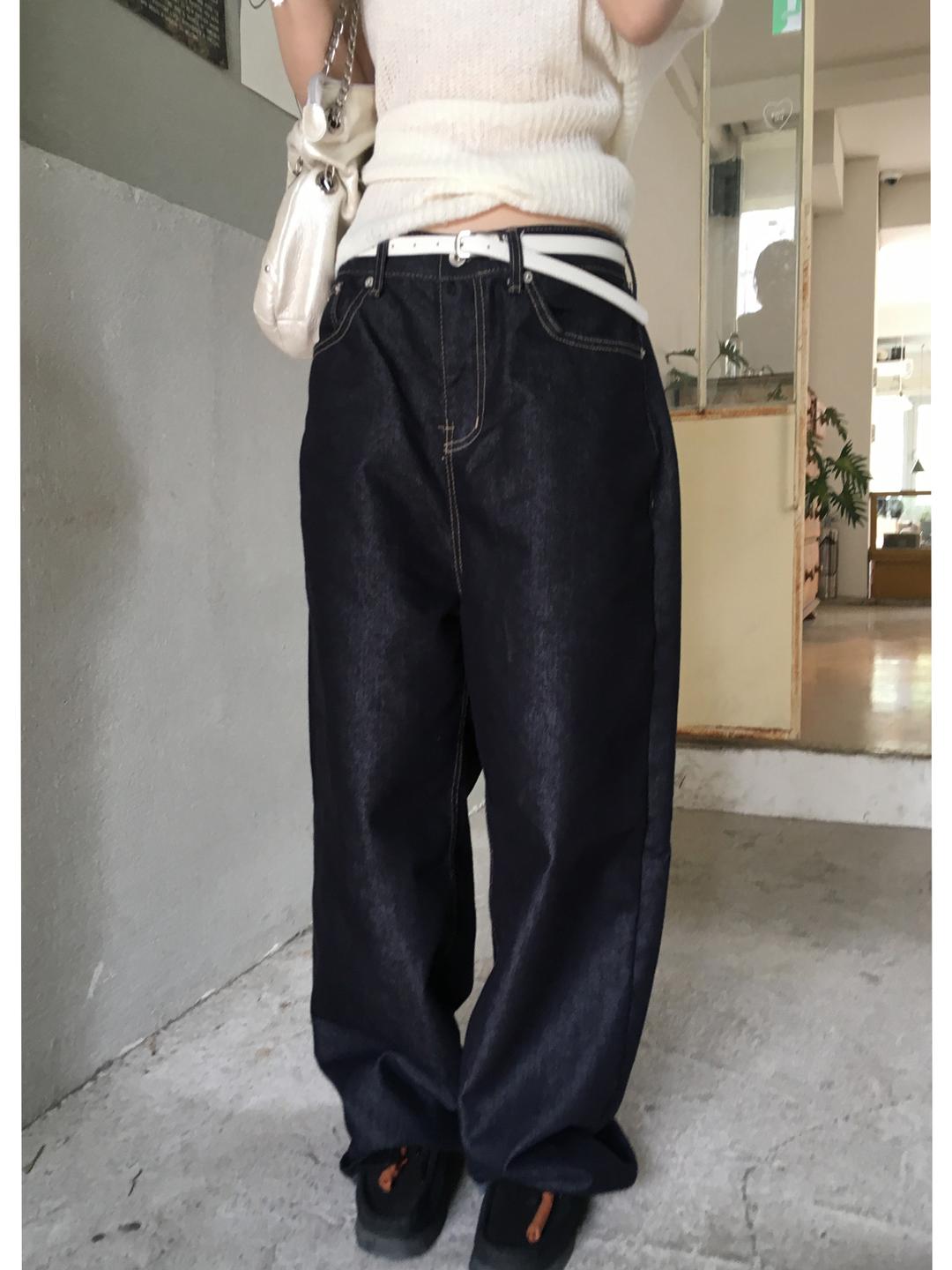 salvage buckle pants