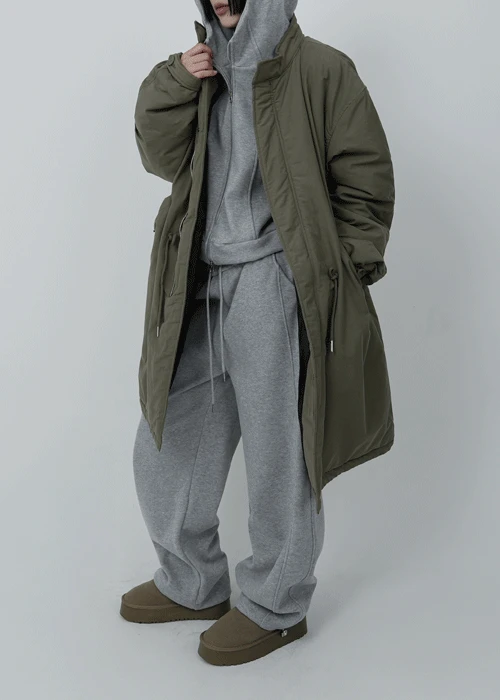 롱야상패딩점퍼