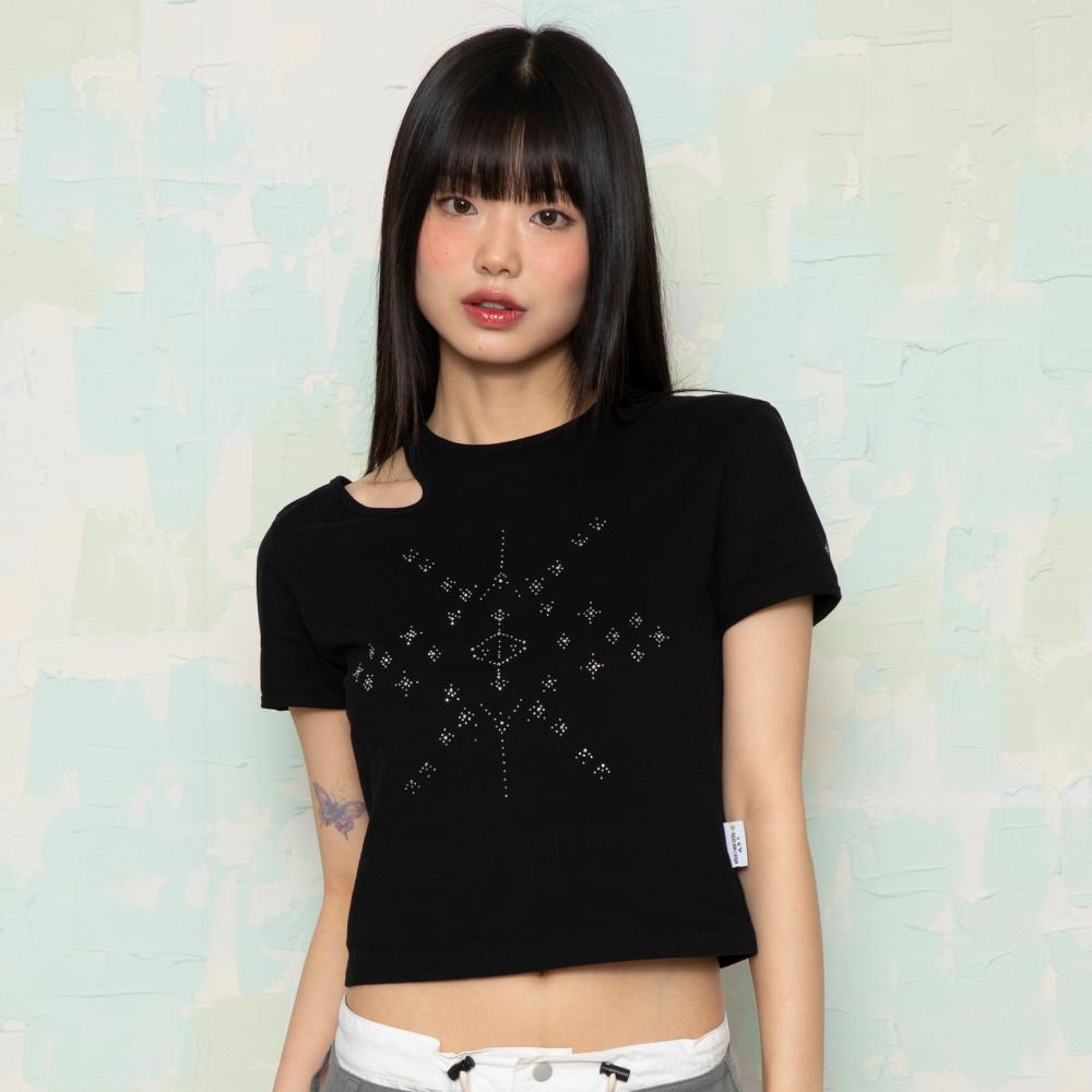 WXT002 만다라 반팔 티셔츠2 (BLACK)