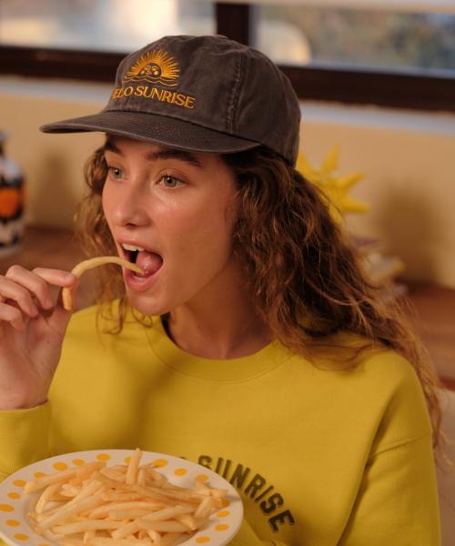 Washed OG Logo 6panel Cap_Gray