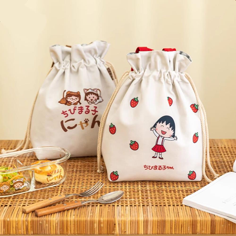 치비마루코짱 보온 보냉백  도시락가방 피크닉 소풍 가방 마루코는 아홉살