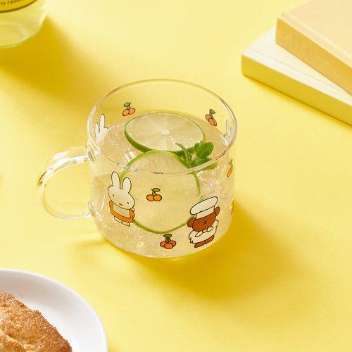 데이니즈(DAYNEEDS)  미피 시리얼볼 그릭요거트볼 손잡이 투명 컵 2세대 내열강화유리 (체리) - 후기 | 무신사