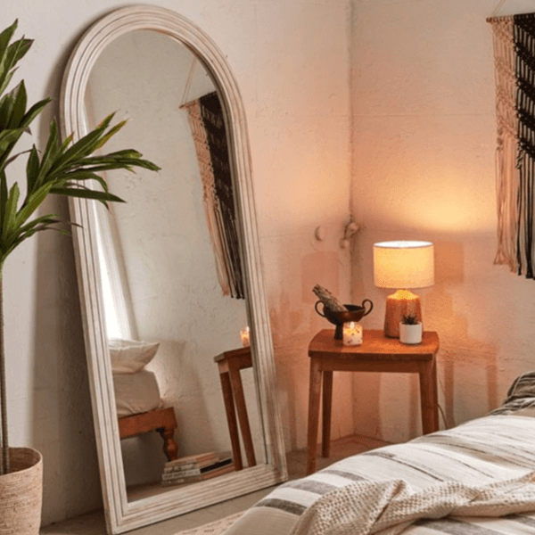 빈티지 스탠드 아치형 거울
