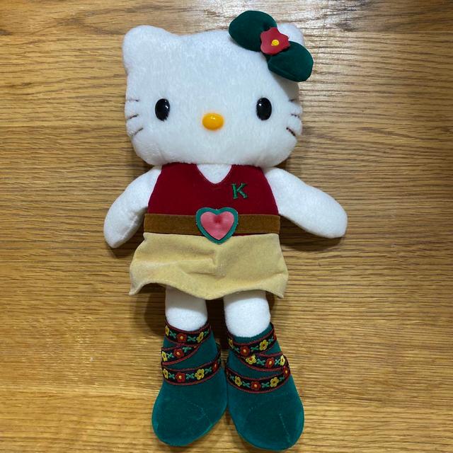 ハローキティ　momoberry モモベリー 激レア　ぬいぐるみ　プードル　特大 산리오 momoberry キティ ぬいぐるみ プードル Hello Kitty ドット