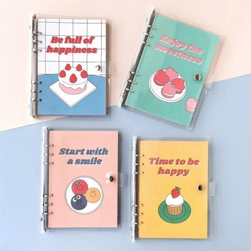 A5 폴인뉴트로 6공 다이어리 세트 ver.2 (만년형)