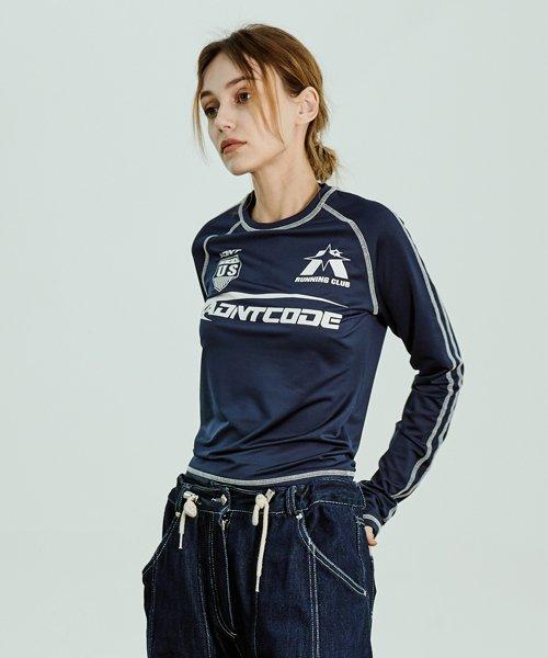 레이싱 유니폼 나그랑 티셔츠_네이비