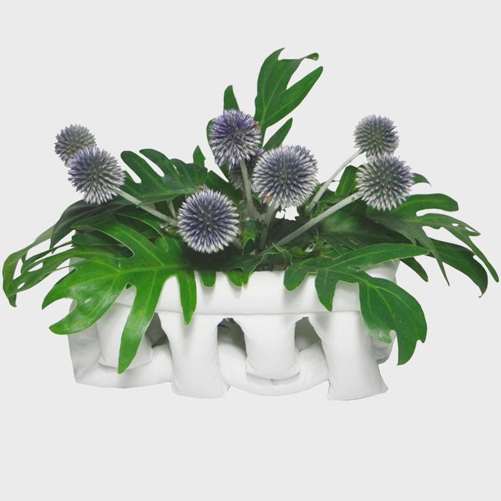 padded basket WHITE(S)