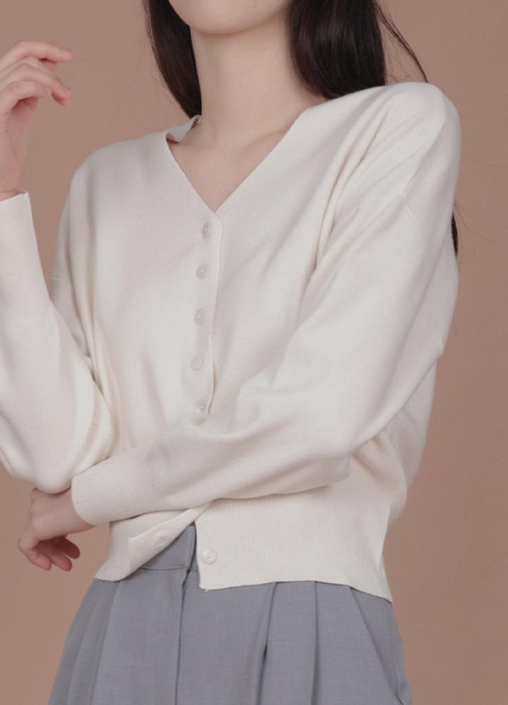 [1+1 특가][WW MADE] 슈퍼소프트 캐시 블렌드 브이넥 니트 가디건