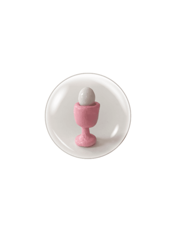 Pink egg cup griptok
