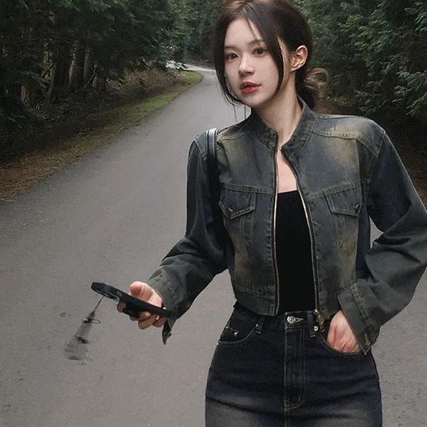 [데일리/가을템]데이크 빈티지 데님 자켓 (3color)