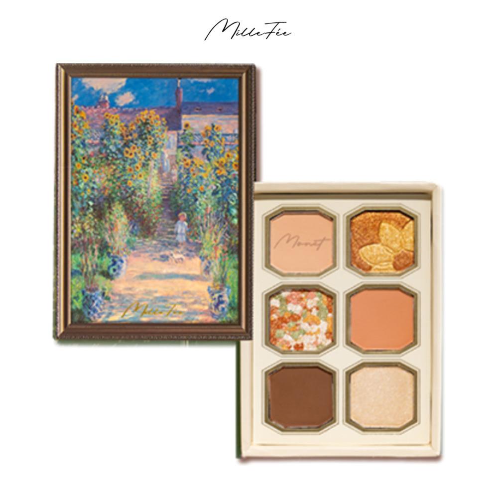 MilleFee 밀퓌 페인팅 아이섀도우 팔레트 모네 시리즈 05 화가의 정원
