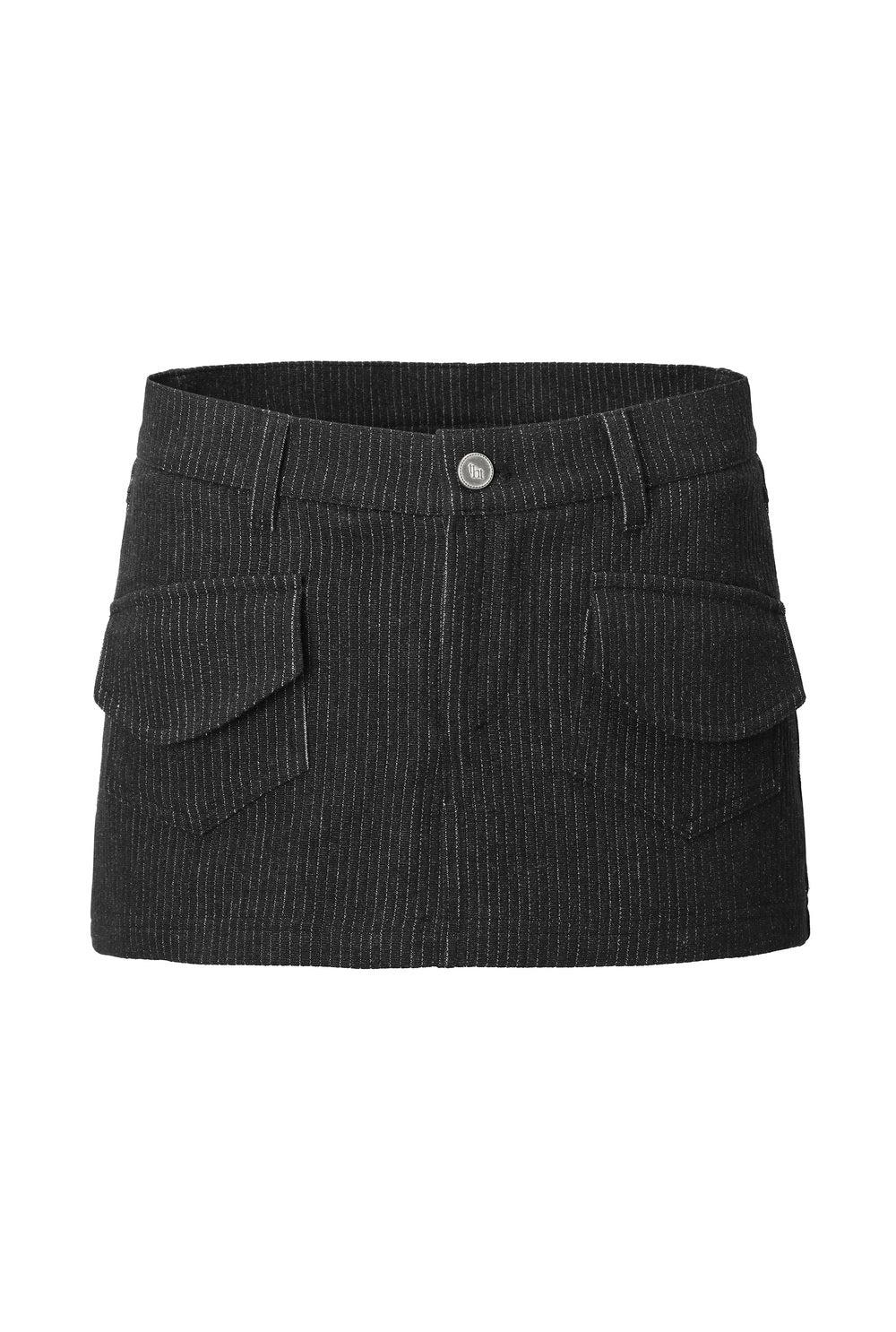 Cotton stripe skirt