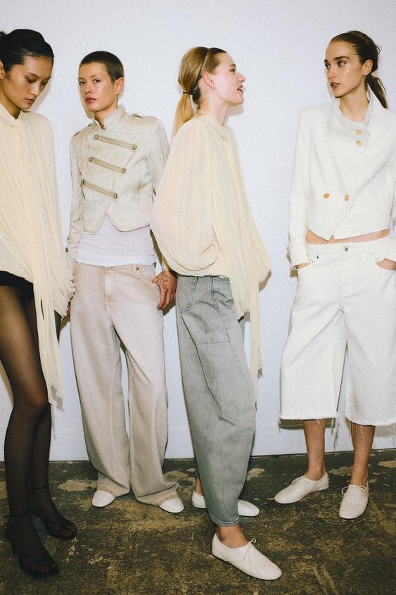 ZW 컬렉션 콤비 크롭 재킷 LIMITED EDITION