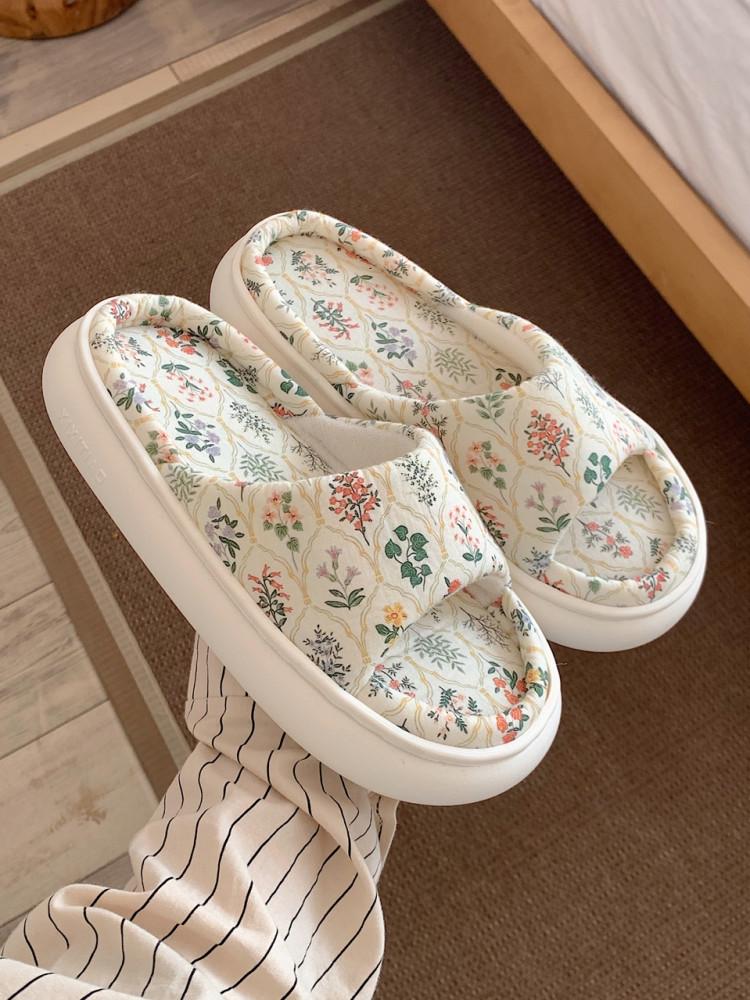 수심 Flower Silppers 플라워 슬리퍼 패브릭 층간소음 학교 병원 사무실 실내
