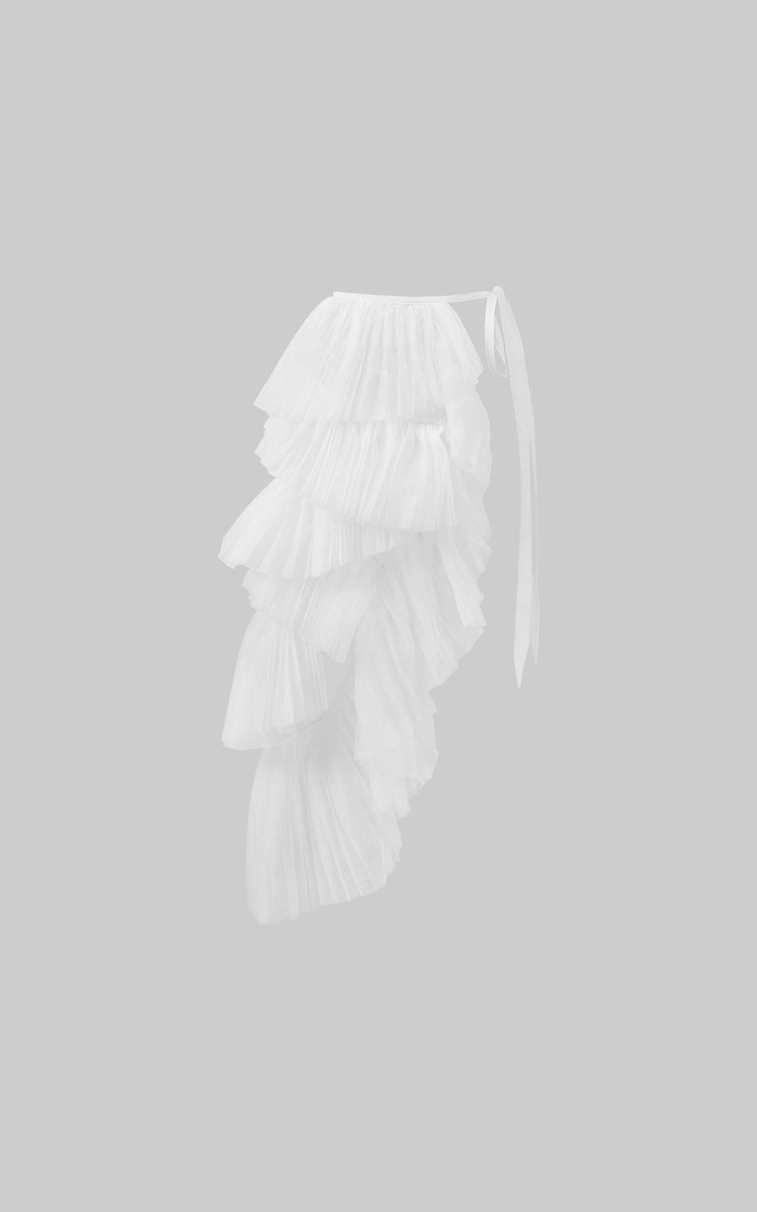 WARDEN EDGE Asymmetrical Layered Tulle Skirt