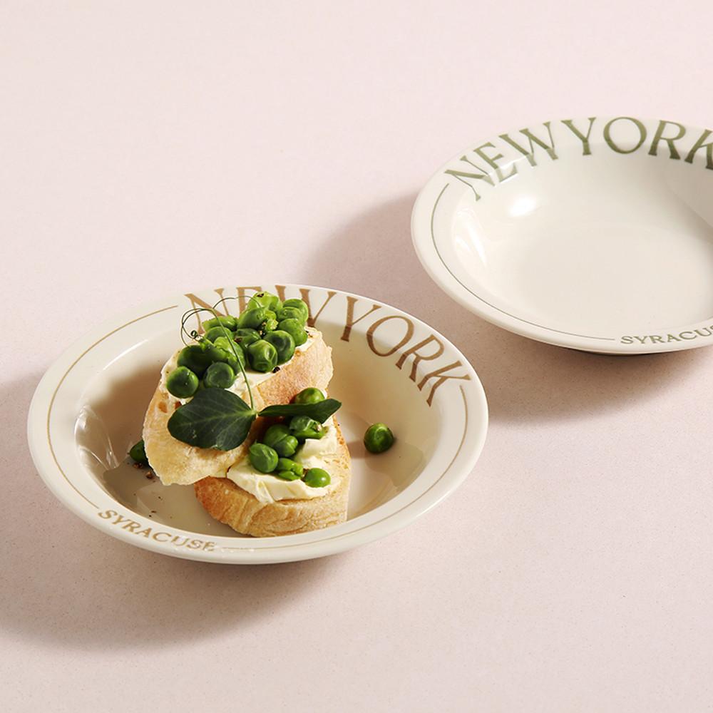 본사 시라쿠스 레터링 그릇 쿠프 15cm