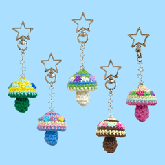 (2023 ver.) handmade mushroom key-ring