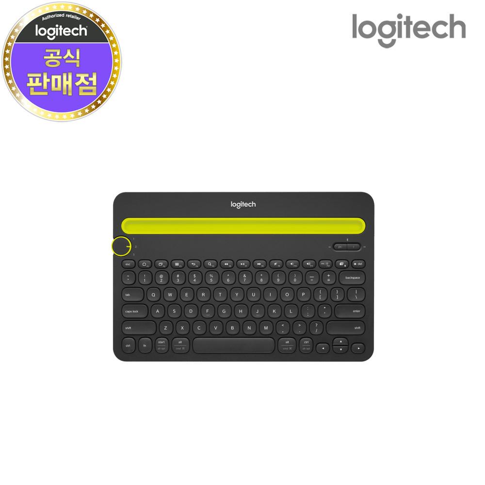 로지텍코리아 로지텍 K480 무선 키보드 (블랙/화이트)