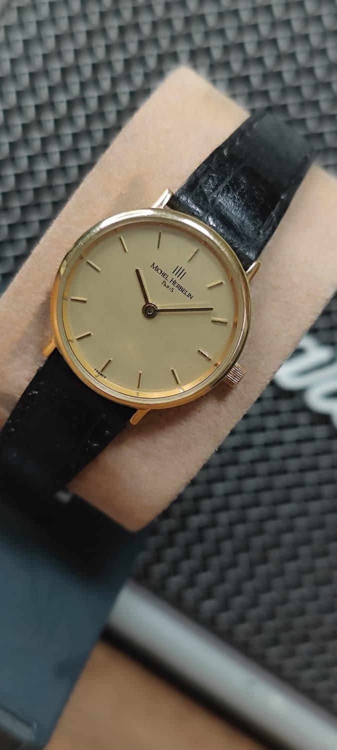 # 프랑스 빈티지 미쉘에블랑 도금  여성 명품시계 급처 | 후루츠패밀리