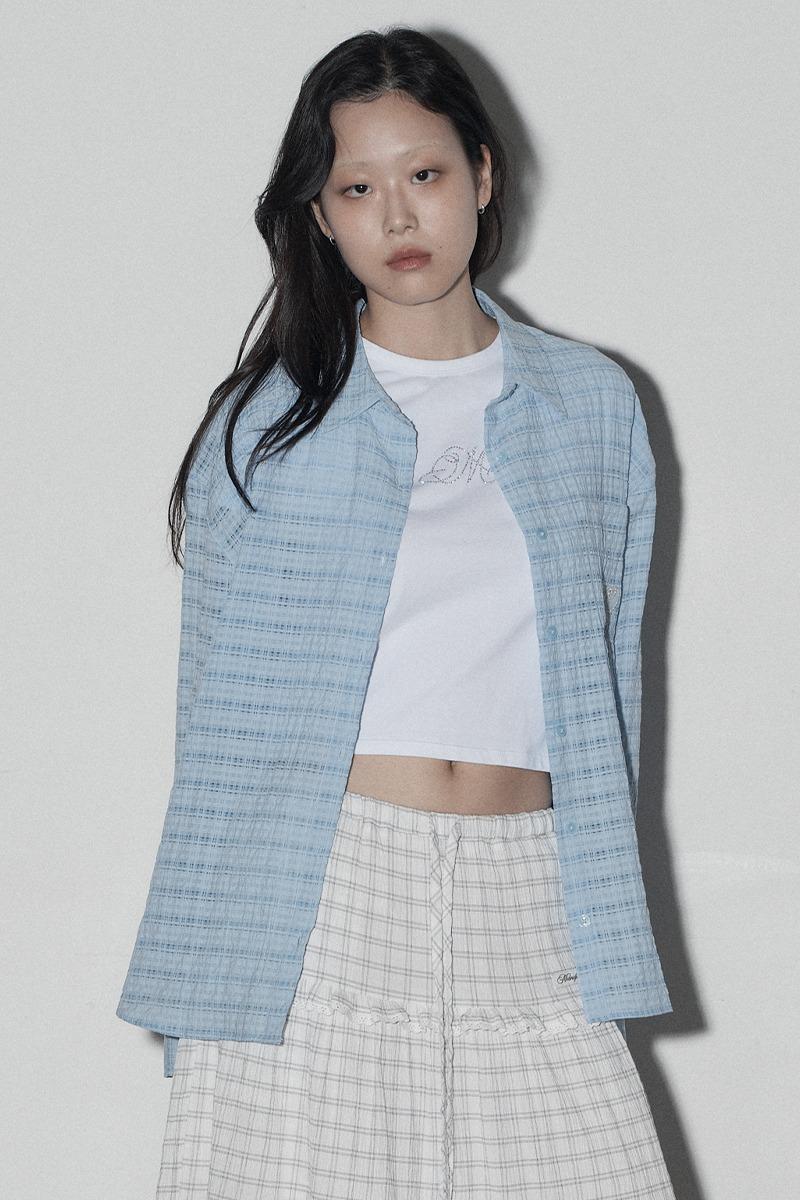 st check shirt (blue)