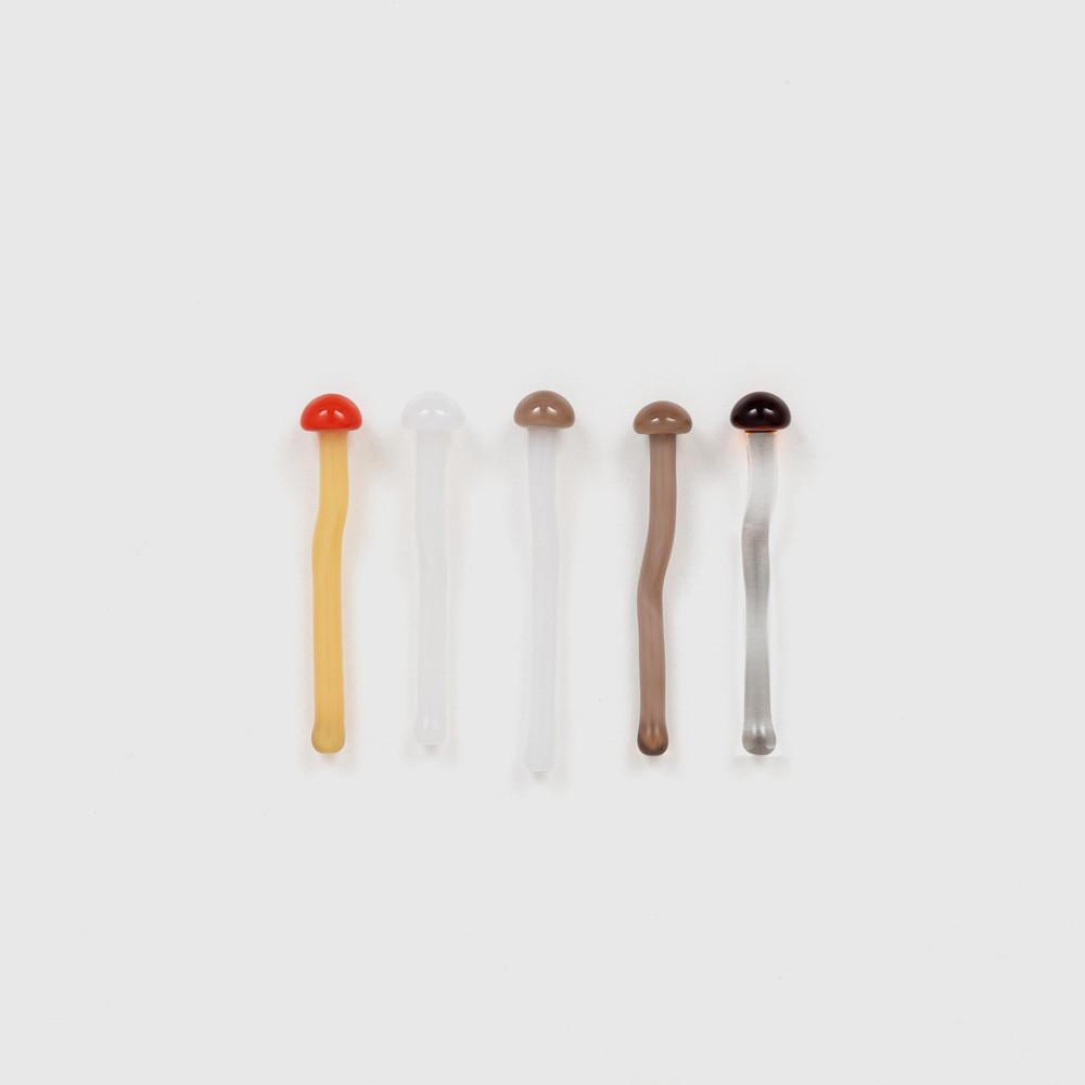 줄라이 오키드 버섯 케이크 토퍼