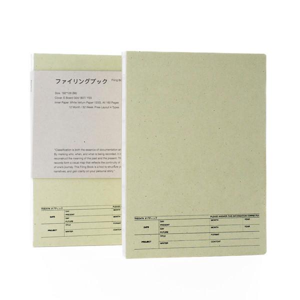 Filing Diary (Apple Green)