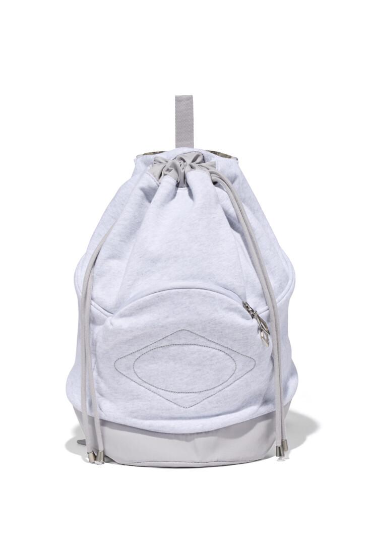 DRAWSTRING DUFFLE BAG (LIGHT MELANGE GREY)