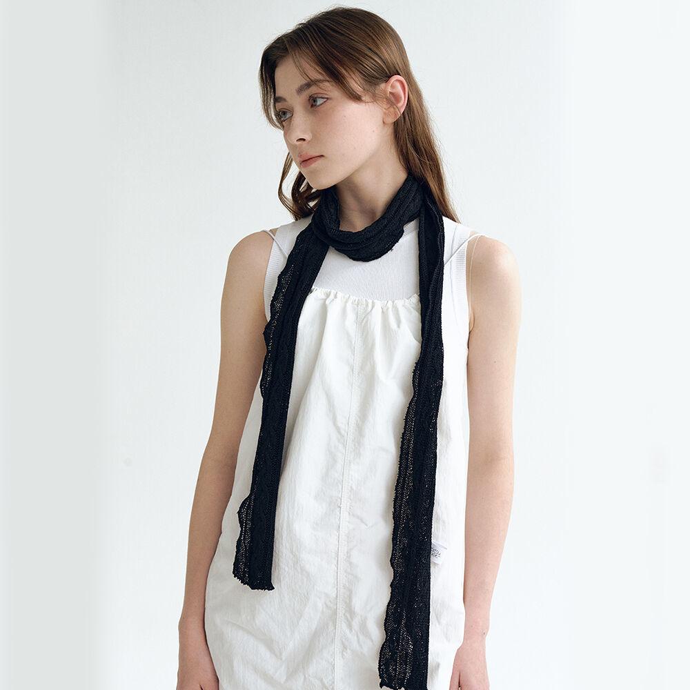 Summer knit scarf