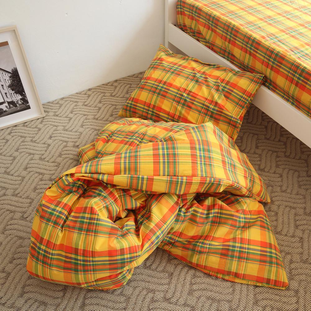 버로우 체크 이불커버