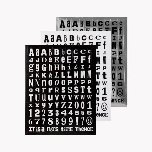 LETTER STICKER SET_VER.6