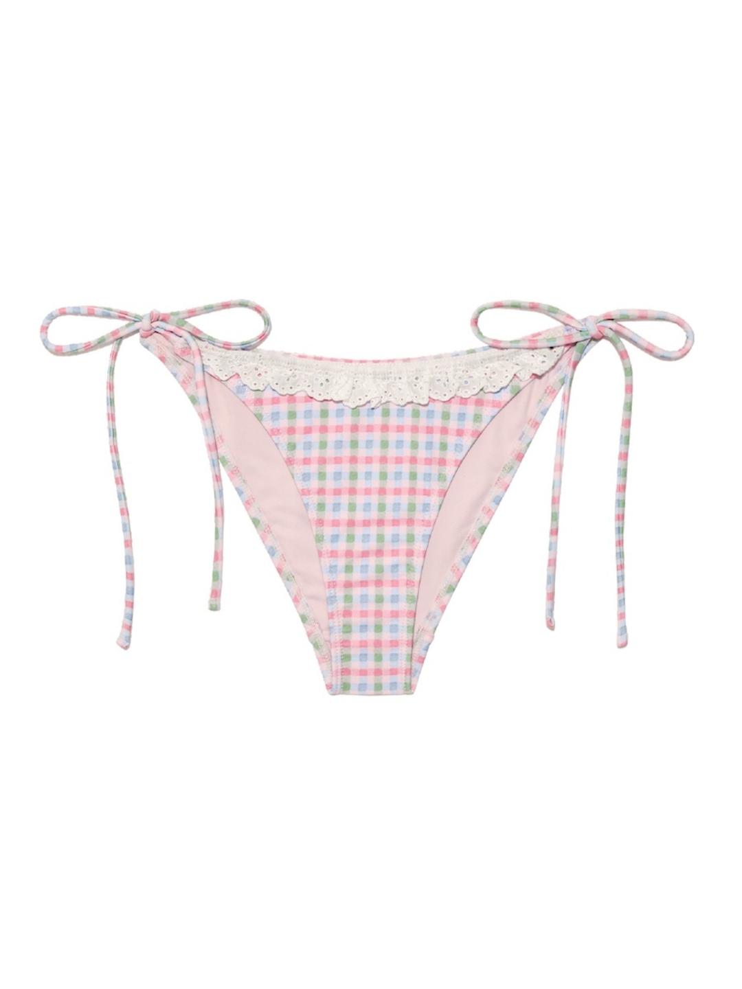 FRILL BIKINI BOTTOM (CANDY BLOCK)