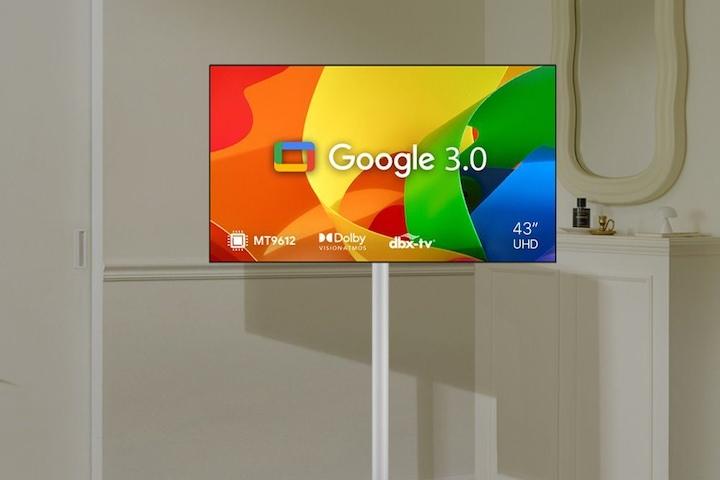 [오늘의딜]43인치 UHD/QLED 구글 스마트 TV 1등급 안드로이드 삼탠바이미 호환가능