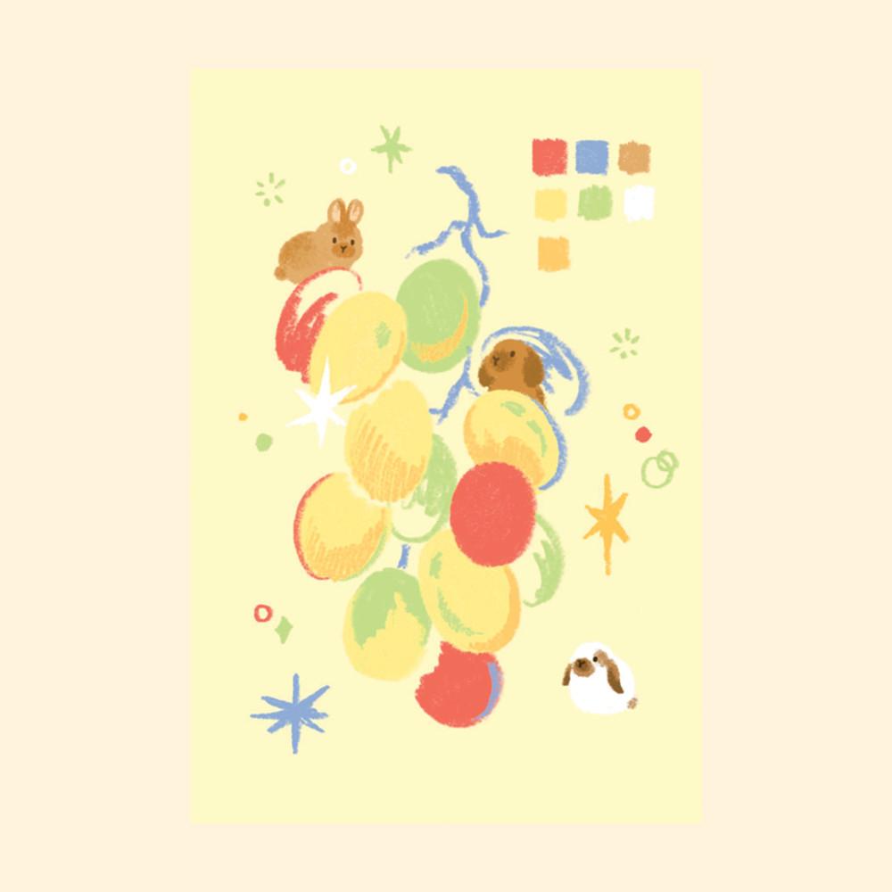 엽서 - 포도 쉼터